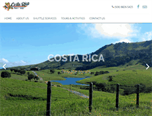 Tablet Screenshot of costaricaprivatetours.net
